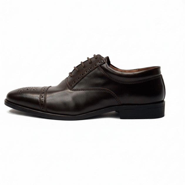K Thomas T-cap Brogue black