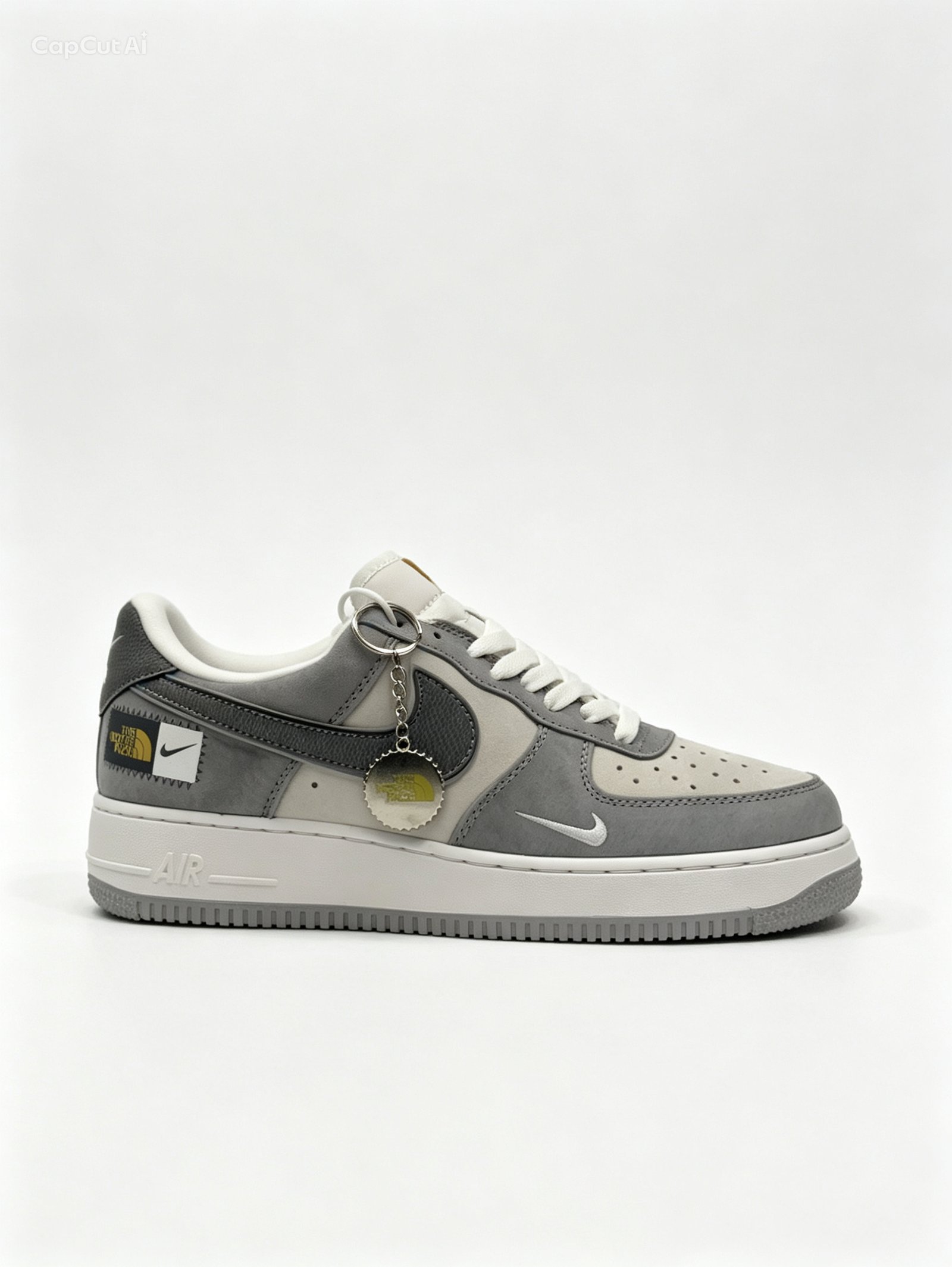 AF1 Grey & White Sneakers